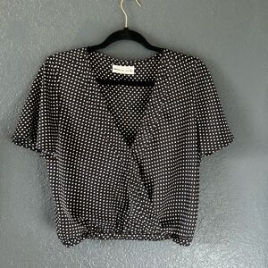 Urban Outfitters Black and White Blouse